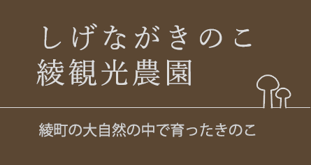 しげながきのこ綾観光農園 綾町の大自然の中で育ったきのこ